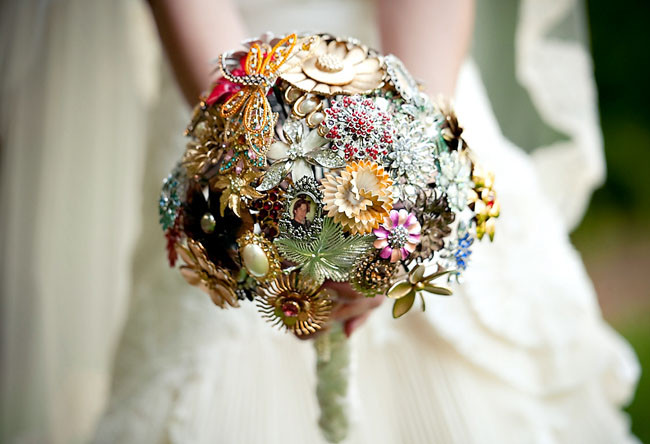 Brooches Bouquet
 Wedding Trends Vintage Brooch Bouquets Belle The Magazine