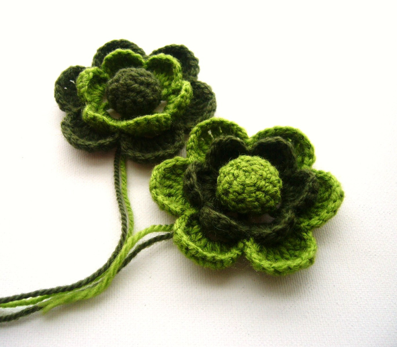 Brooches Crochet
 Crochet Applique Crochet Flowers Brooches Home decor