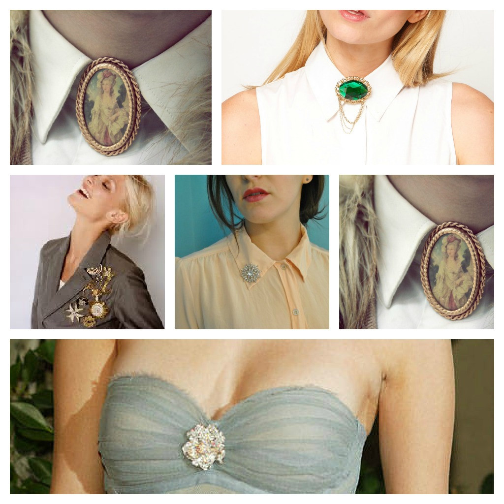 Brooches How To Wear A
 Style Notes How to Wear vintage brooches