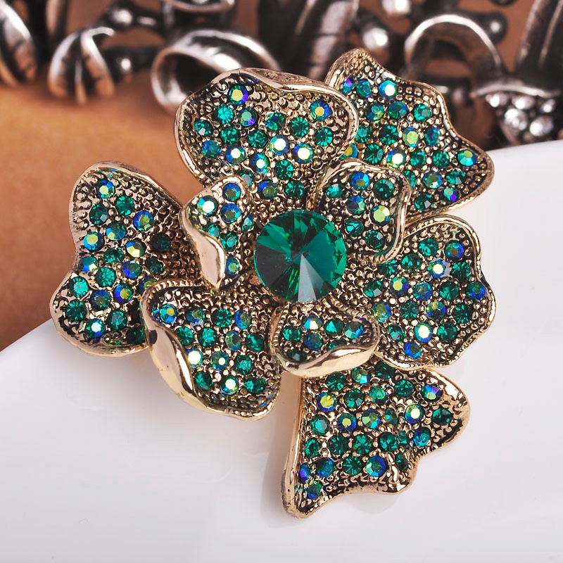 Brooches Jewelry
 Vintage Wedding Brooch For Women Rhinestone Crystal