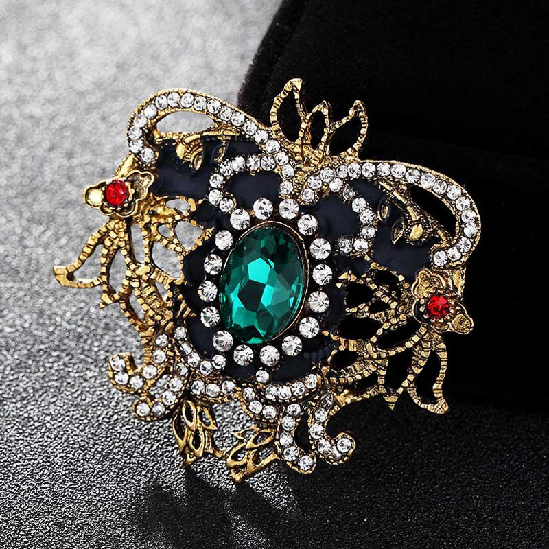 Brooches Jewelry
 Fashion Trendy Wedding Brooches Bouquet Shiny Fine