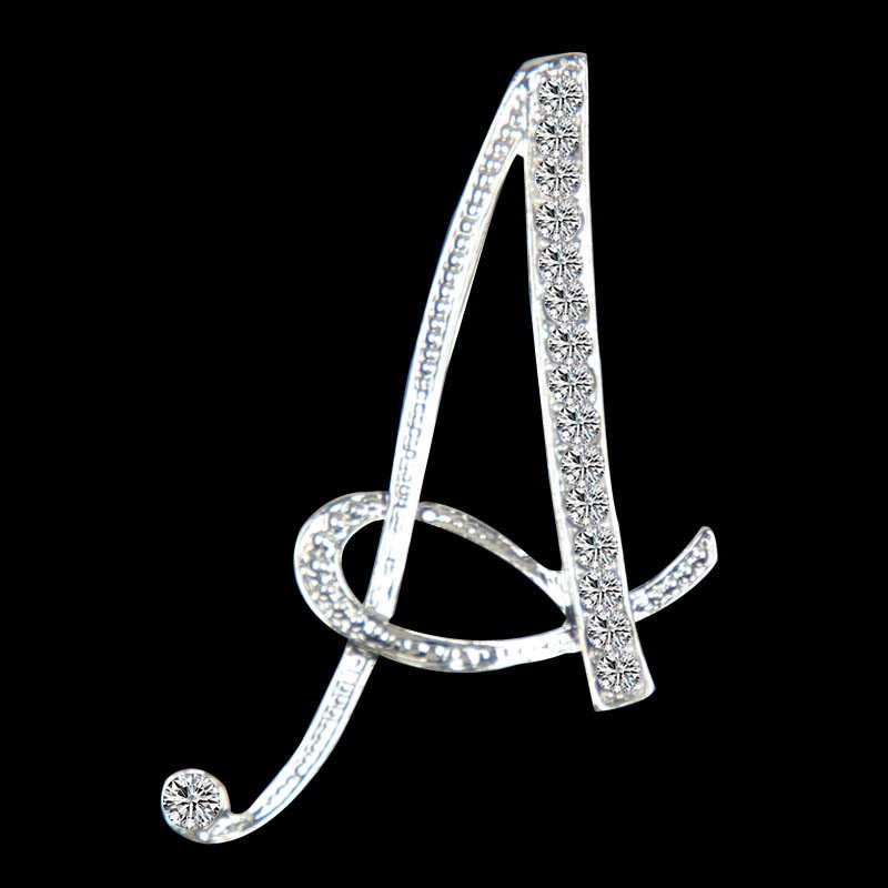 Brooches Name
 Aliexpress Buy SHUANGR New Rhinestone Crystal
