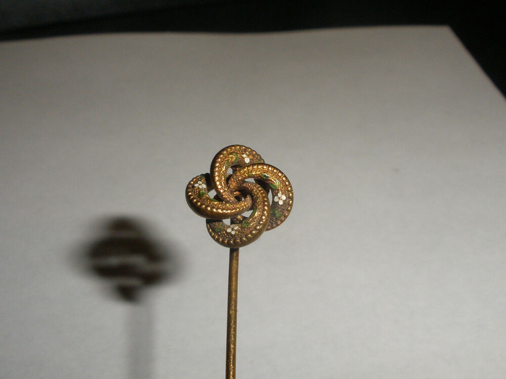 Brooches Photography
 antique Victorian 14K Gold Vintage Stickpin stick pin