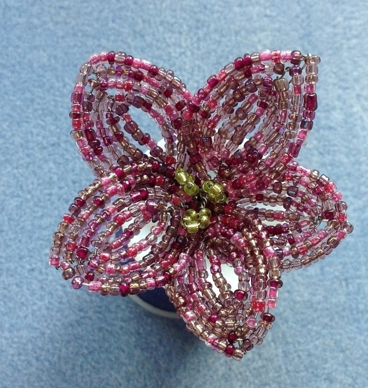 Brooches Simple
 French Beaded Flower · A Beaded Brooch · Jewelry on Cut