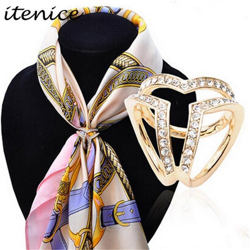 Brooches Simple
 New Design Korean Fashion Scarf Buckle Accessories Brooch