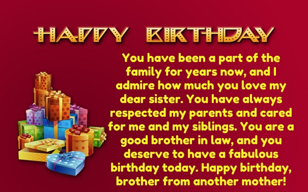 Brother In Law Birthday Quotes
 30 Birthday Wishes for Brother in Law with