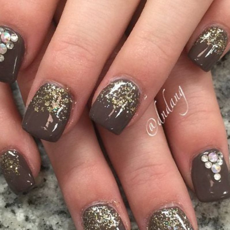 Brown And Gold Nail Designs
 Brown Nail Designs Top 42 Trends In StylePics
