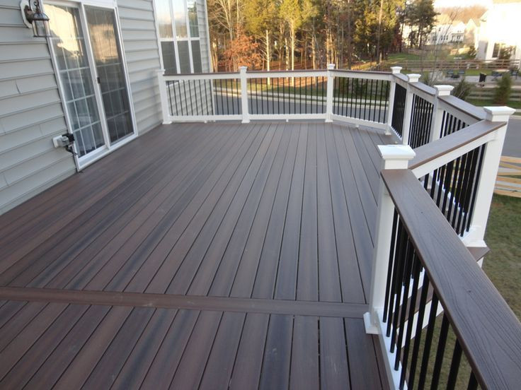 Brown Deck Paint
 brown deck stain with grey house Google Search
