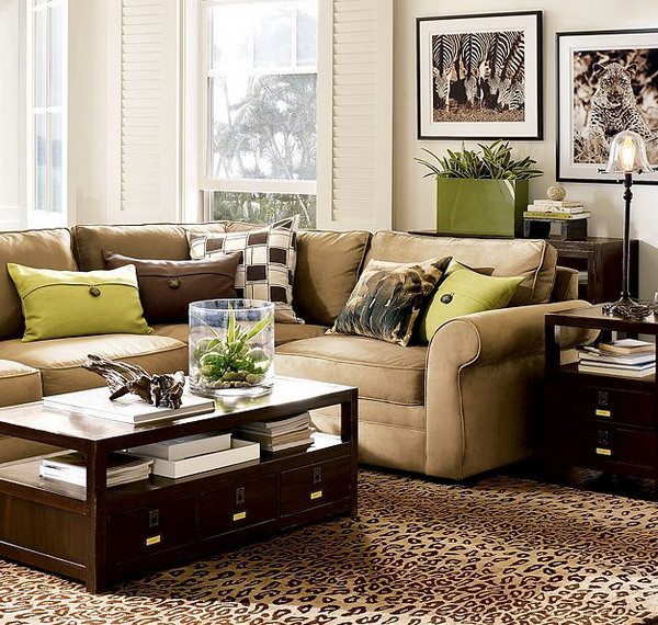 Brown Sofa Living Room Ideas
 28 Green And Brown Decoration Ideas