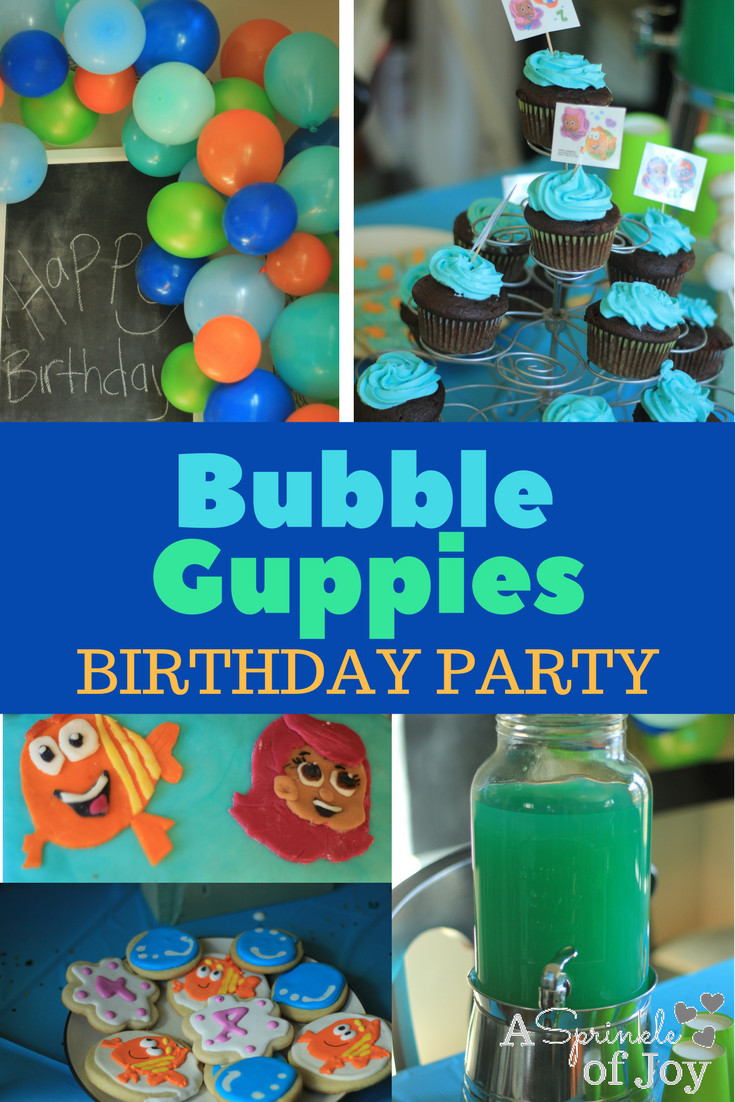 Bubble Guppies Birthday Decorations
 Bubble Guppies Birthday Party A Sprinkle of Joy