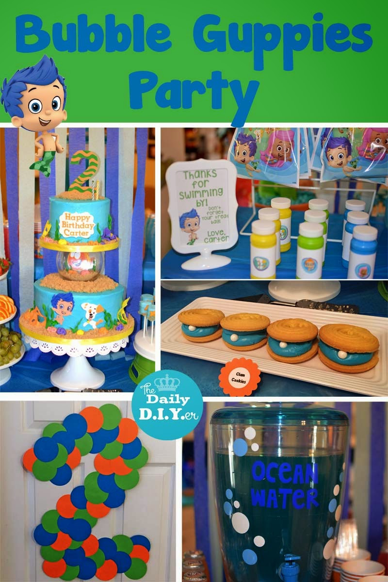 Bubble Guppies Birthday Decorations
 The Daily DIYer Bubble Guppies Party