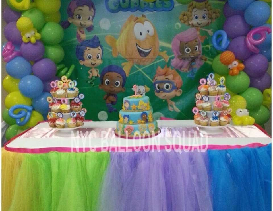 Bubble Guppies Birthday Decorations
 1st Birthday Birthday "Allison s Bubble Guppies birthday