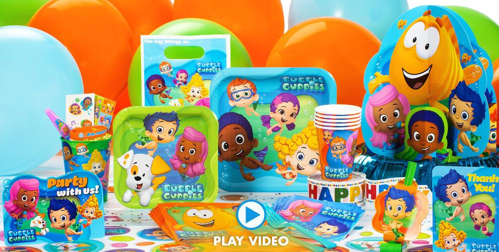 Bubble Guppies Birthday Decorations
 Bubble Guppies Party Supplies Bubble Guppies Birthday
