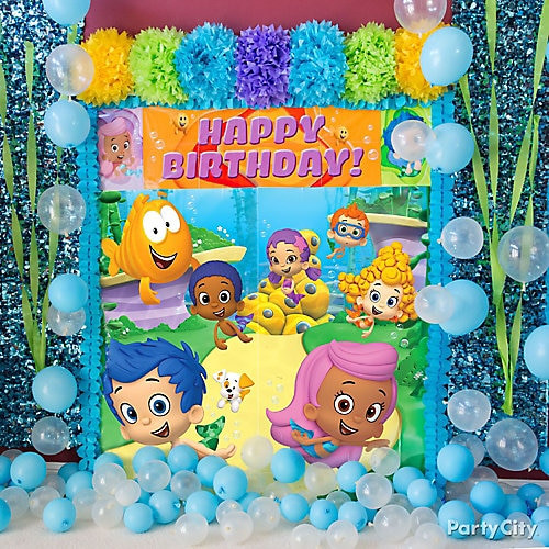 Bubble Guppies Birthday Decorations
 Bubble Guppies Balloon & Scene Setter Idea Party City