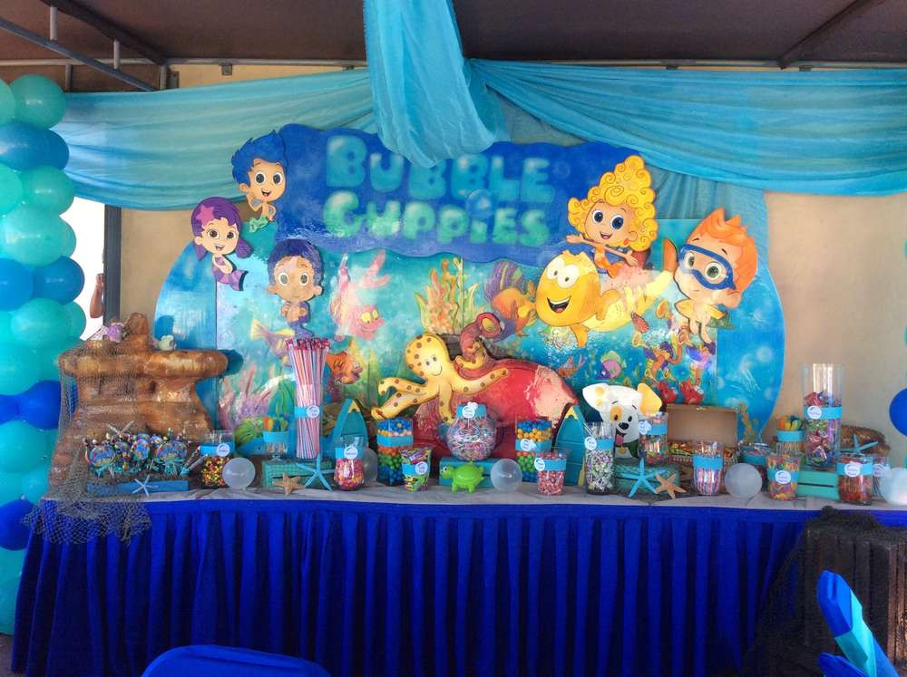 Bubble Guppies Birthday Decorations
 Bubble Guppies Birthday Party Ideas