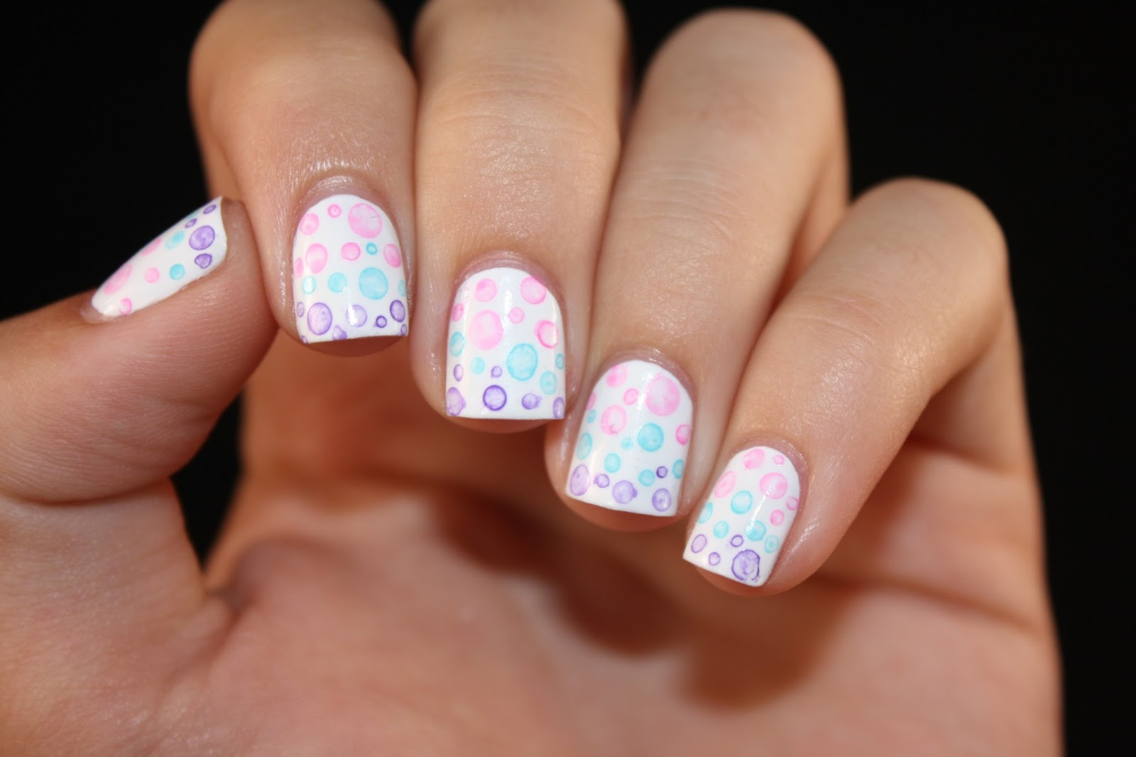 Bubble Nail Art
 Lacquered with Love Gra nt Bubble Nails for