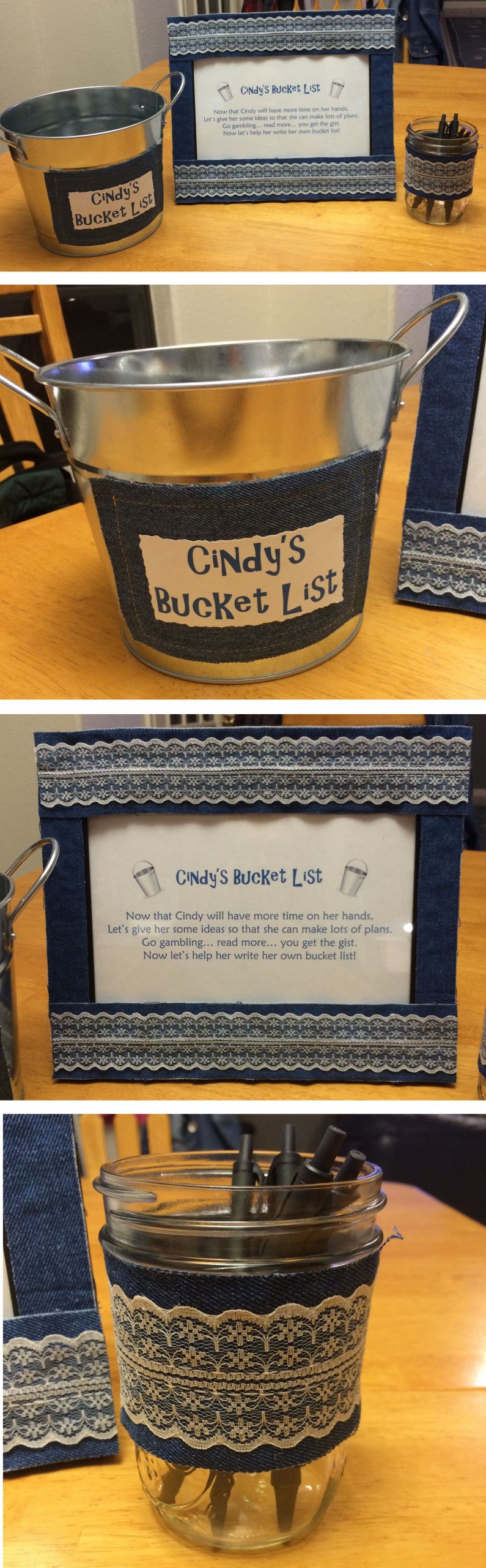 Bucket List Retirement Party Ideas
 Retirement Party Idea Bucket List Decorate a bucket for