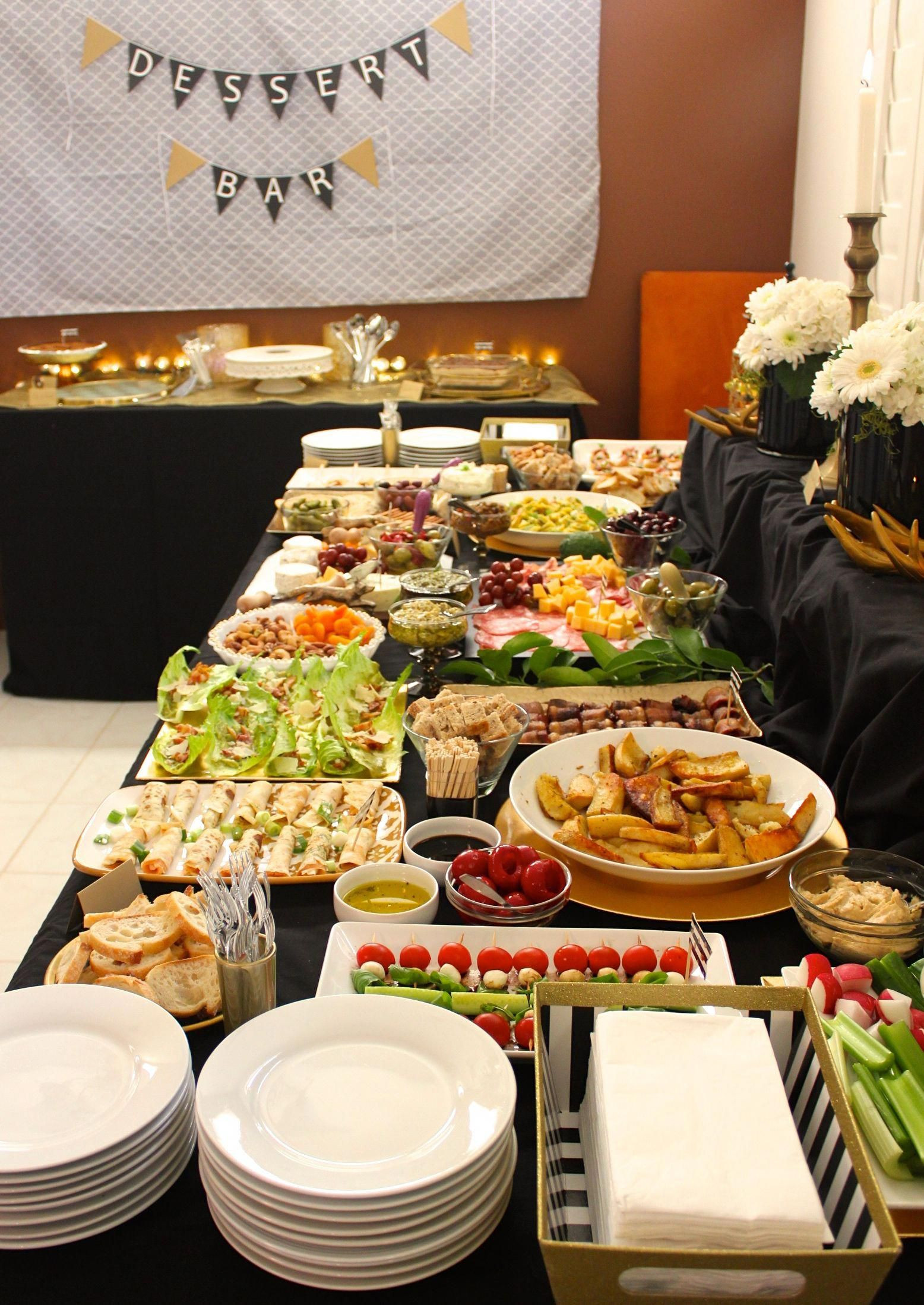 Buffet Ideas For Graduation Party
 Event Catering Buffet food set up Heavy Appetizers