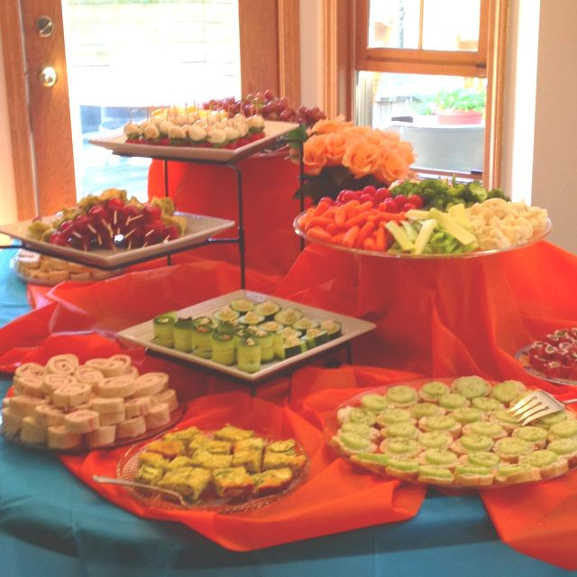 Buffet Ideas For Graduation Party
 Vary the heights of your platters for your graduation