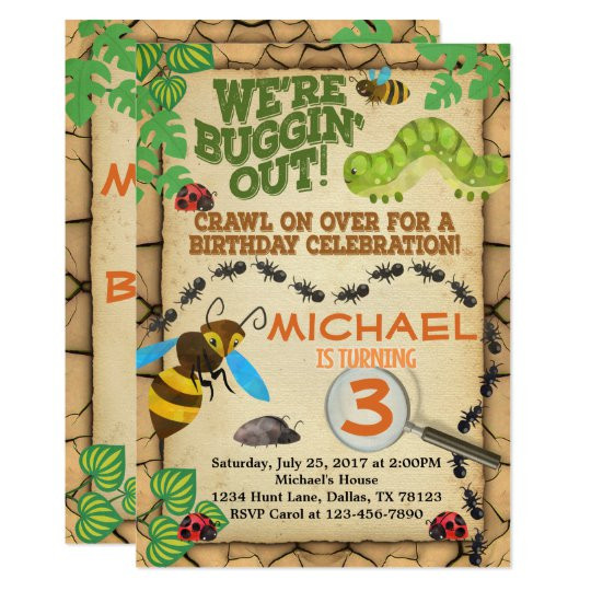Bug Birthday Party Invitations
 Bowling Invitations 1000 Bowling Announcements & Invites