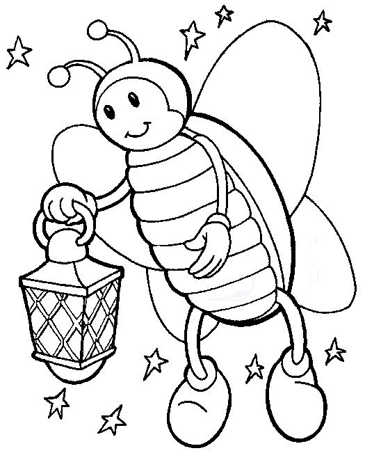 Bug Coloring Pages For Kids
 Funny Animal 10 14 11