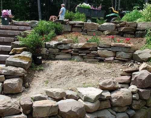 Building Terrace Landscape
 47 best images about Building a retaining wall and