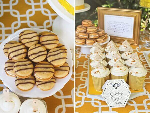 Bumble Bee Party Food Ideas
 Bee Themed First Birthday Boy Party Ideas
