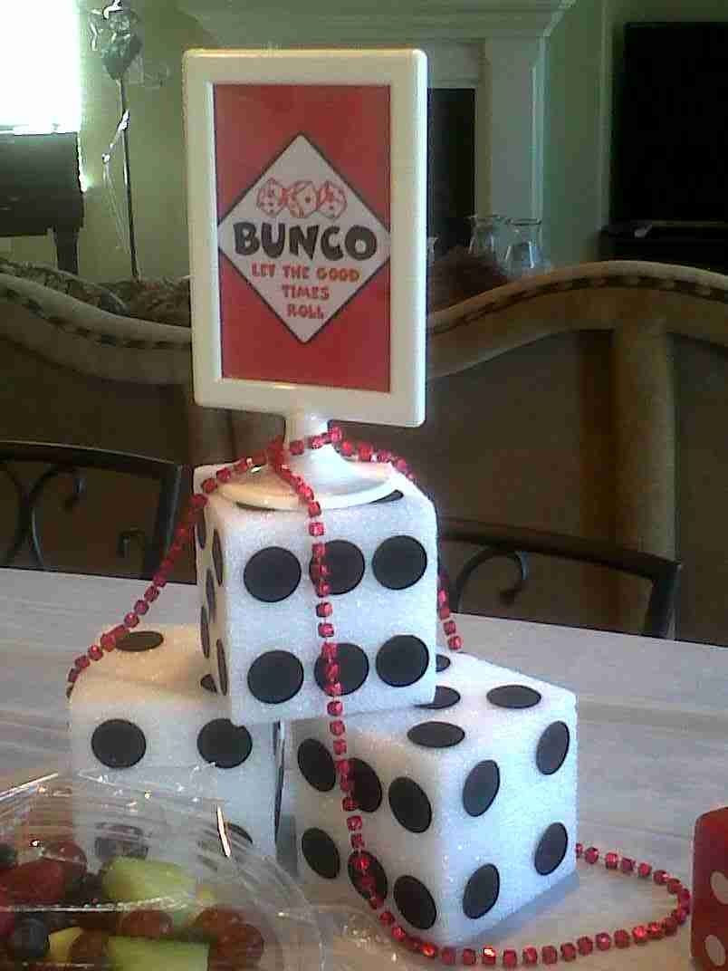 Bunco Christmas Party Ideas
 Bunco Table Decorations Bunco