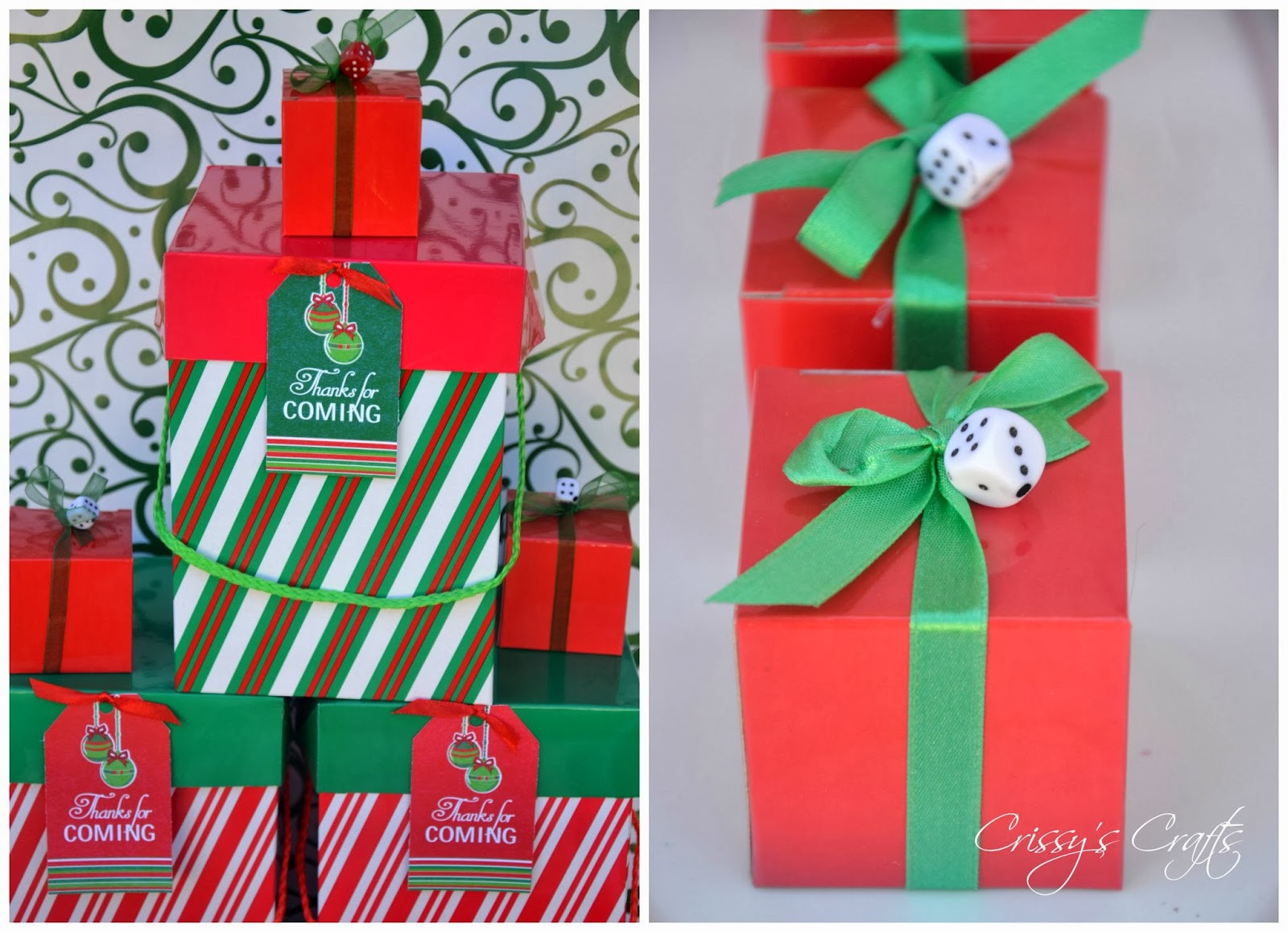 Bunco Christmas Party Ideas
 Crissy s Crafts Mother Daughter Holiday Bunco