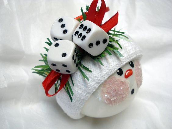Bunco Christmas Party Ideas
 Bunco themes Snowman ornaments and Christmas ideas on