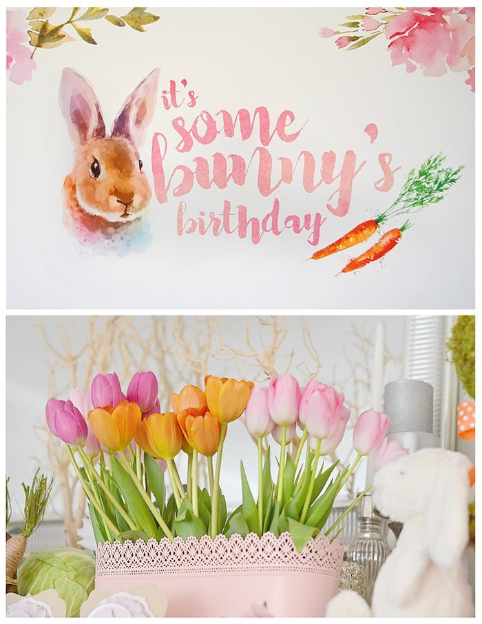 Bunny Birthday Party
 Kara s Party Ideas Bunny Birthday Party
