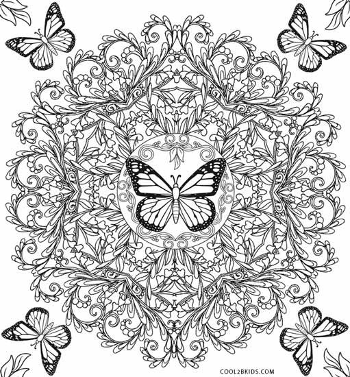 Butterfly Coloring Book For Adults
 Printable Butterfly Coloring Pages For Kids