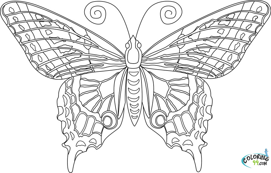 Butterfly Coloring Book For Adults
 Butterfly Coloring Pages