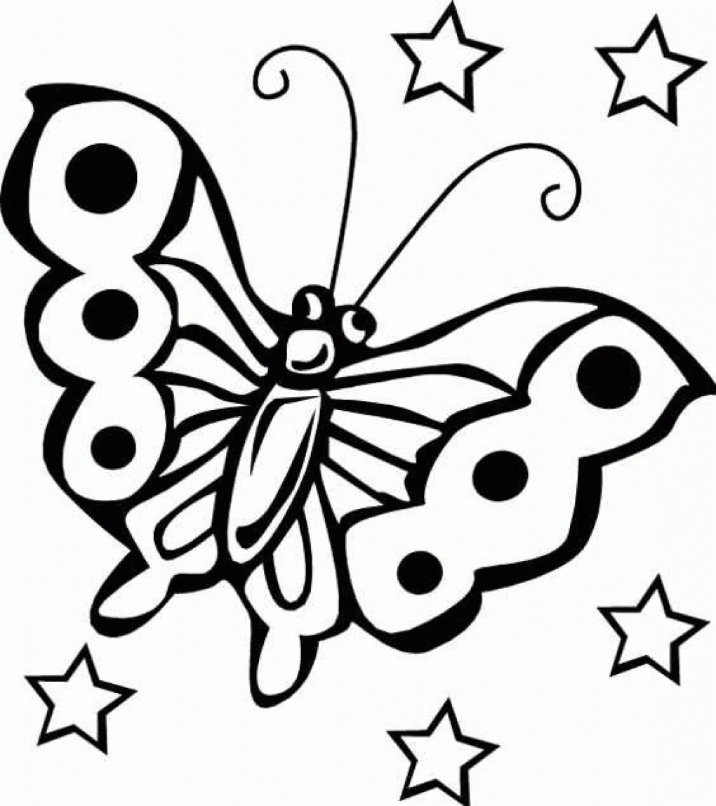 Butterfly Coloring Pages Printable
 Free Printable Butterfly Coloring Pages For Kids