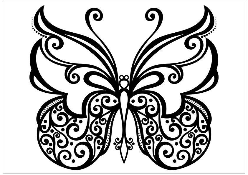 Butterfly Coloring Pages Printable
 Printable Fun Butterfly Coloring Pages for Kids Art Hearty