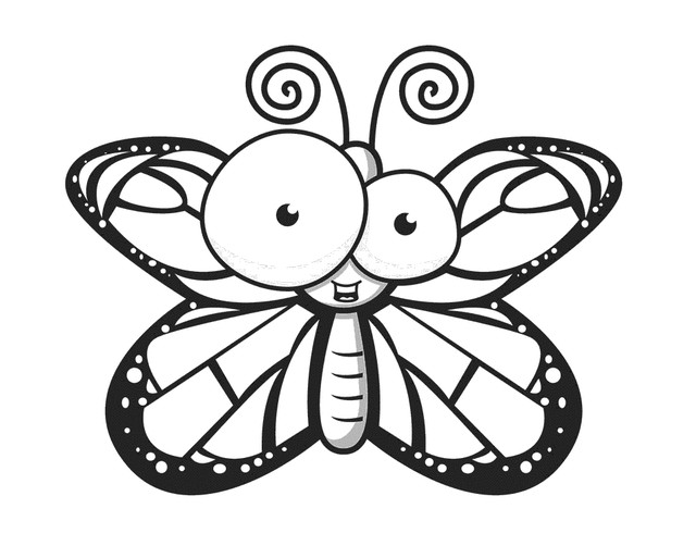 Butterfly Coloring Pages Printable
 Butterfly Free Printable Coloring Pages
