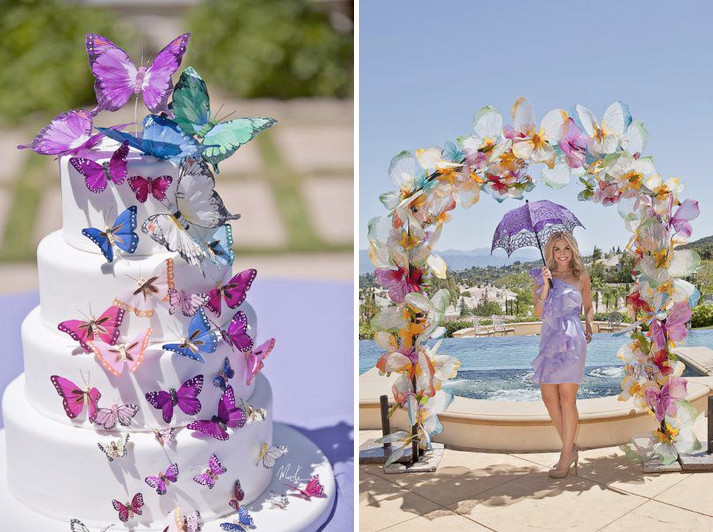 Butterfly Wedding Theme
 Kara s Party Ideas Butterfly Themed Bridal Shower