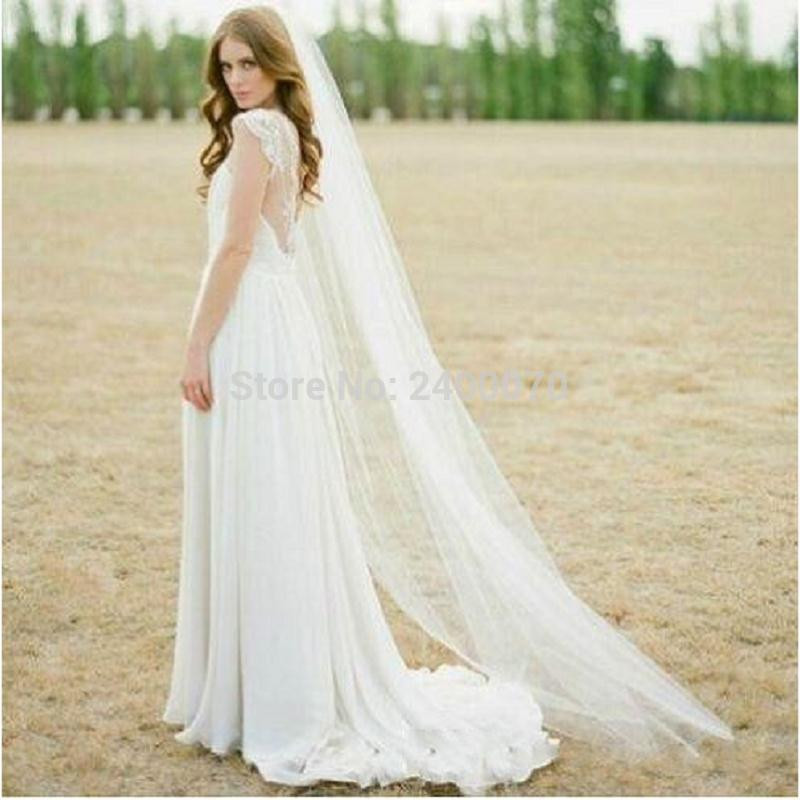 Buy Cheap Wedding Veils Online
 Aliexpress Buy 2016 In Stock Simple Bridal Veils