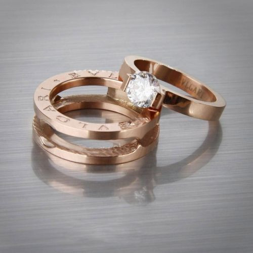 Bvlgari Wedding Rings
 Bvlgari Bvlgari Zero 1 Ring Collection in Rose Gold Plated