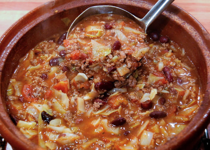 Cabbage Soup With Ground Beef
 Super Easy Beef and Cabbage Soup & Video