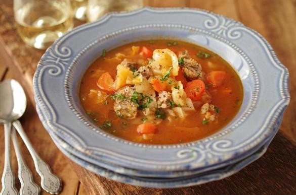 Cabbage Soup With Ground Beef
 Recipe for cabbage soup with ground beef and rice The