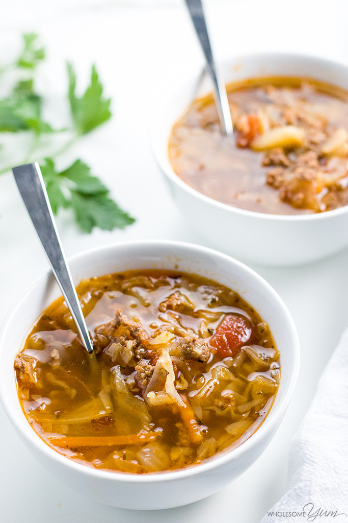 Cabbage Soup With Ground Beef
 How To Make Cabbage Soup with Ground Beef Crock Pot or