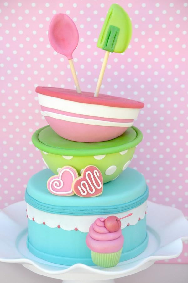 Cake Decorating Birthday Party
 Cupcake Baking Birthday Party Printables Supplies