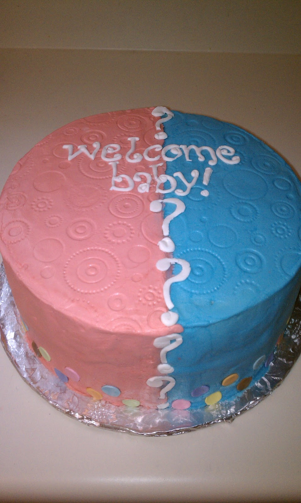 Cake Ideas For Gender Reveal Party
 The Confectionista s Kitchen Baby Gender Reveal
