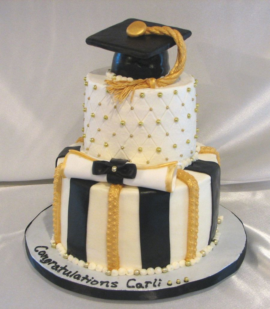 Cake Ideas For Graduation Party
 Graduation cake for a customer who received her masters