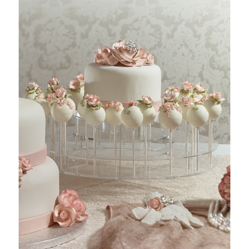 Cake Pop Wedding Cake
 DecoPac Blush Wedding Cake Pops
