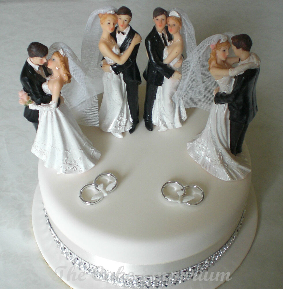 Cake Toppers Wedding
 WEDDING CAKE TOPPER RESIN BRIDE & GROOM STANDING