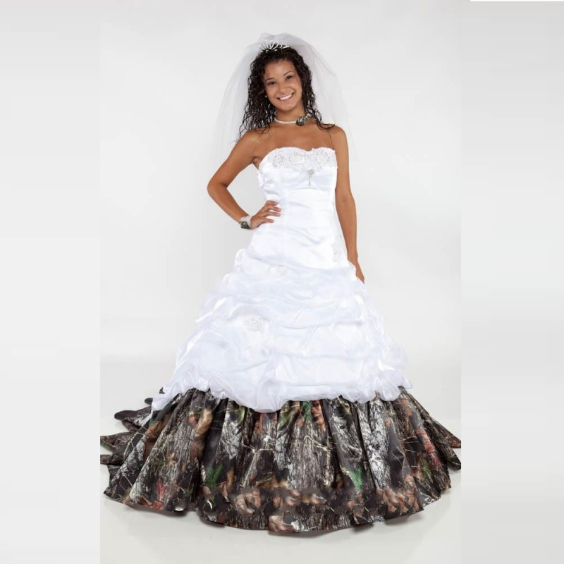 Camo Wedding Dresses For Cheap
 Cheap Wedding Dress For Bride 2016 Real