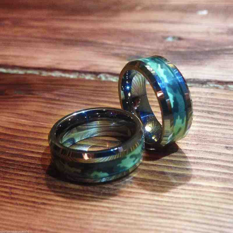 Camo Wedding Ring Sets His And Hers
 Camo Wedding Rings His And Hers Wedding and Bridal
