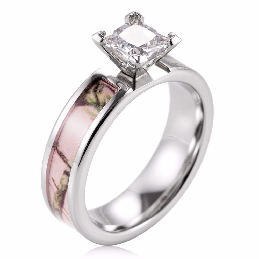 Camo Wedding Rings For Women
 Popular Pink Engagement Ring Buy Cheap Pink Engagement